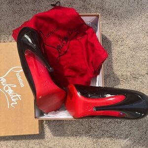 Christian Louboutin Black Patent Leather Heels